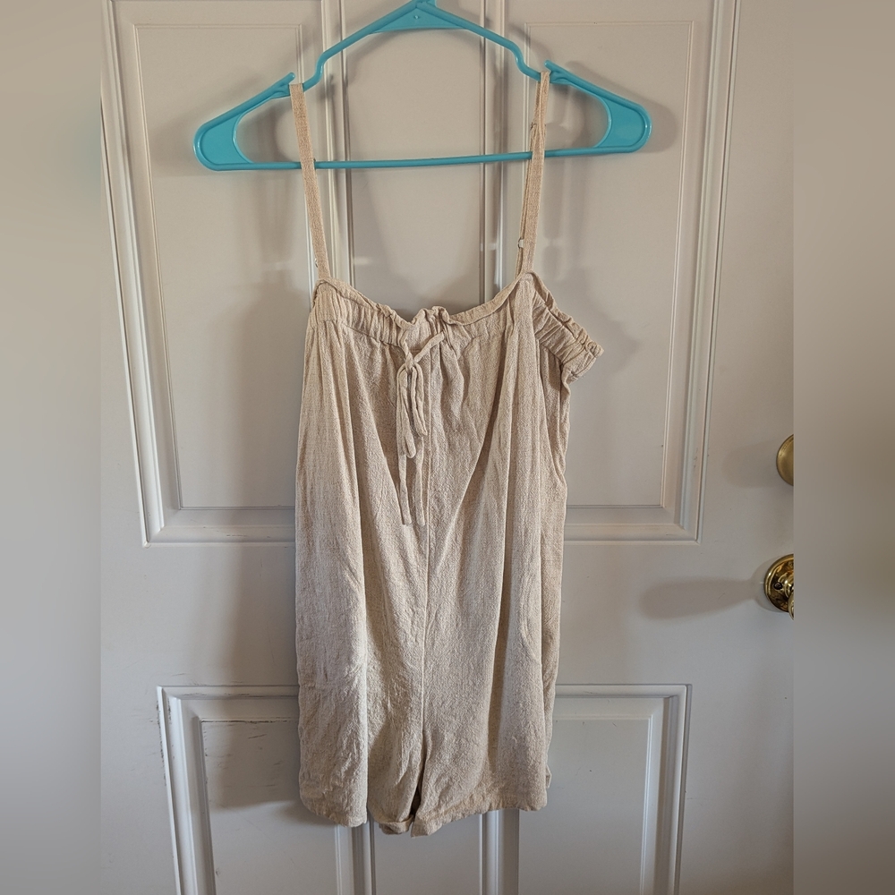 Lush Cream Romper, Medium